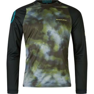 Endura Pixel Cloud T-Shirt LTD (Langarm) schwarz