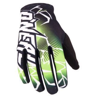 ONeal Matrix Gloves, black/green - Fahrradhandschuhe