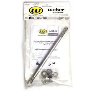 Weber 12mm Steckachse Universal (für E, EL, ES- und CE-Kupplung)