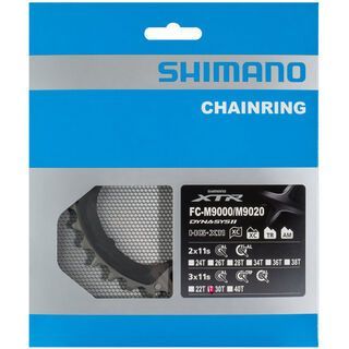 Shimano XTR FC-M9020 Kettenblatt - 3x11 / 96 mm LK / Mitte
