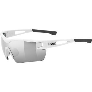 uvex sportstyle 116 inkl. WS, white/Lens: litemirror silver - Sportbrille