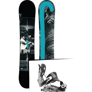 Set: Burton Custom Twin 2017 + Flow Fuse Hybrid (1513151S)