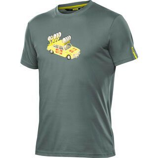 Mavic Yellow Car Tee, balsam green - T-Shirt