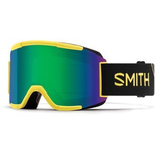 Smith Squad inkl. WS, citron glow/Lens: green sol-x mir - Skibrille