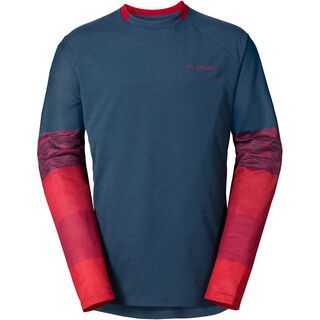 Vaude Mens Moab LS Shirt II, fjord blue - Radtrikot