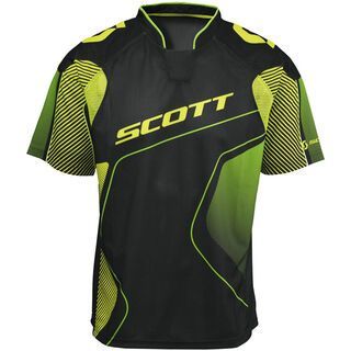 Scott Shirt Path Race s/sl, dark grey/green - Radtrikot