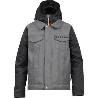 Burton Boys Denim Jacket, Black Wash/True Black - Snowboardjacke