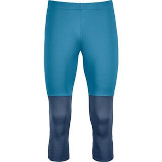 Ortovox Merino Fleece Light Short Pants M, blue sea - Unterhose