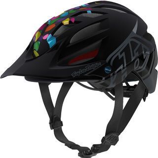 TroyLee Designs A1 Jelly Beans Youth Helmet MIPS, black/gray - Fahrradhelm