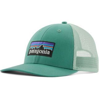 Patagonia P-6 Logo LoPro Trucker Hat heartleaf green