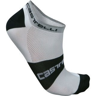 Castelli Lowboy Sock white/black