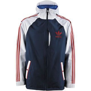 Adidas 3 Stripe Jacket , Collegiate Navy/White - Jacke