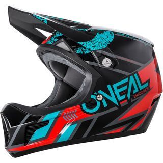 ONeal Sonus Helmet Strike, black/teal - Fahrradhelm