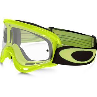 Oakley XS O Frame MX, heritage racer green/Lens: clear - MX Brille