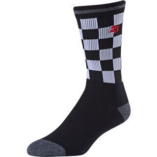 TroyLee Designs Checker Crew Socks, black - Radsocken
