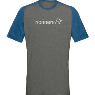 Norrona fjørå equaliser lightweight T-Shirt M's mykonos blue/castor grey