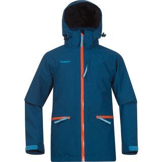 Bergans Alme Insulated Youth Jacket, koi orange / bright blue - Skijacke
