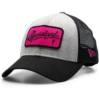 Specialized Trucker Snapback Hat, grey/black/pink - Cap