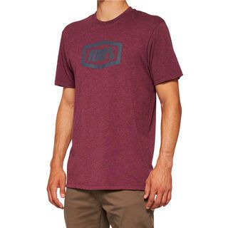 100% Icon T-Shirt maroon heather