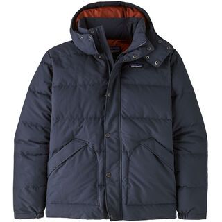 Patagonia Men's Downdrift Jacket smolder blue w/burnished red