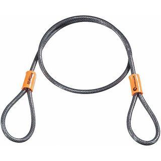 Kryptonite KryptoFlex 525 Double Loop Cable - 0,5/76 cm gelb/schwarz