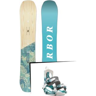 Set: Arbor Swoon Camber 2017 + K2 Cinch Tryst (1728790S)