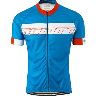 Scott Endurance 30 s/sl Shirt, diva blue/tangerine orange - Radtrikot