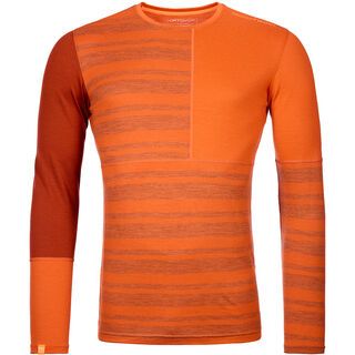 Ortovox 185 Rock'n'wool Long Sleeve M desert orange