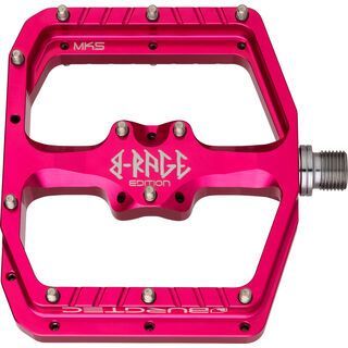 Burgtec Penthouse Flat MK5 Pedals B-Rage Edition toxic barbie pink