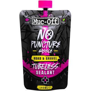 Muc-Off No Puncture Hassle Tubeless Sealant Road & Gravel - 140 ml pink