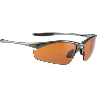 Alpina Tri-Effect inkl. Wechselscheibe, tin/Lens: ceramic mirror orange - Sportbrille