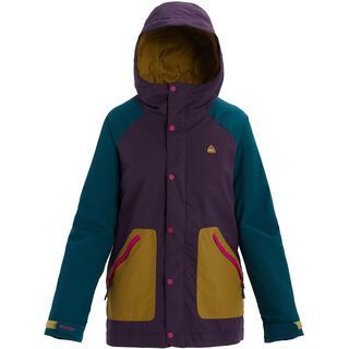 Burton Women's Eastfall Jacket, velvet/deep teal/evilo - Snowboardjacke