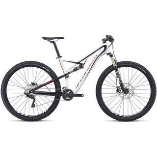 Specialized Camber FSR Comp Carbon 29 2014, White/Black/Red - Mountainbike