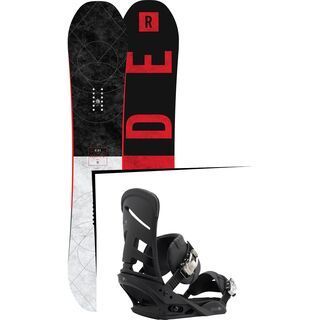 Set: Ride Machete GT 2017 + Burton Mission 2017, black - Snowboardset