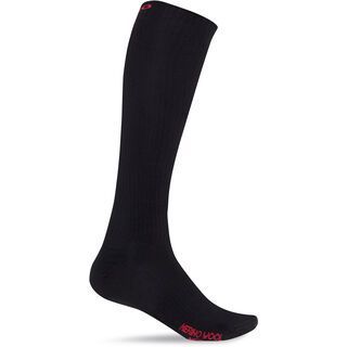 Giro Merino Wool High Tower Socks, black logo - Radsocken