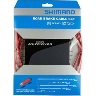 Shimano Bremszug-Set Ultegra Polymer beschichtet, rot
