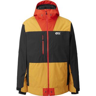 Picture Lodjer Jacket black/golden yellow