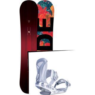 Set: Ride Saturday 2017 + Ride DVA 2017, silver - Snowboardset