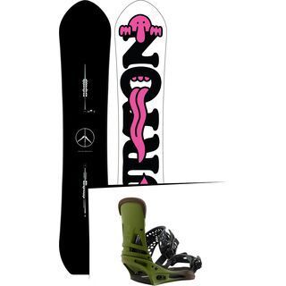 Set: Burton Kilroy Custom 2019 + Burton Malavita camp on green