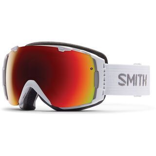 Smith I/O + Spare Lens, white/red sol-x mirror - Skibrille
