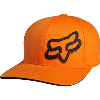 Fox Signature Flexfit Hat, Orange - Cap