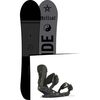 Set: Ride Hellcat 2017 + Ride VXN 2017, black - Snowboardset