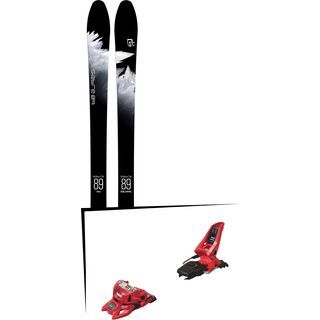 Set: Icelantic Sabre 89 2018 + Marker Squire 11 ID red