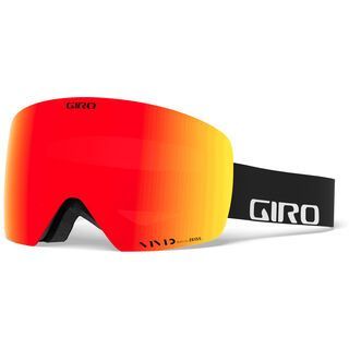 Giro Contour inkl. WS, black wordmark/Lens: vivid ember - Skibrille