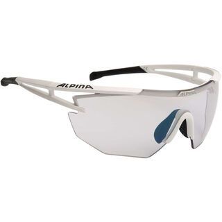 Alpina Alpina Eye-5 Shield VLM+, white matt/Lens: varioflex+ mirror blue - Sportbrille