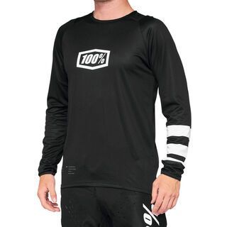 100% R-Core Long Sleeve Jersey black/white