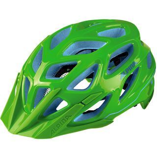 Alpina Mythos 3.0, neon green blue - Fahrradhelm