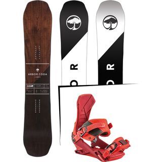 Set: Arbor Coda Camber 2017 + Nitro Team 2017, inferno - Snowboardset