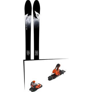 Set: Icelantic Sabre 99 2018 + Salomon Warden 11 orange/black