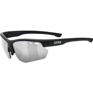 uvex sportstyle 115 inkl. WS, black mat/Lens: litemirror silver - Sportbrille